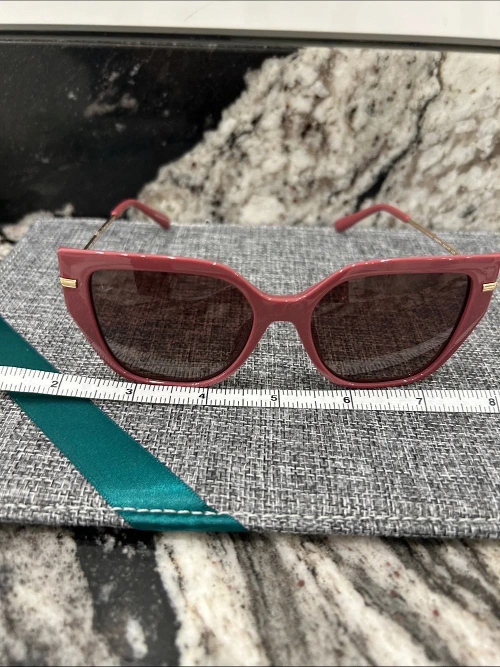 Michael Kors Mulberry Cat-Eye Sunglasses with Brown Lenses